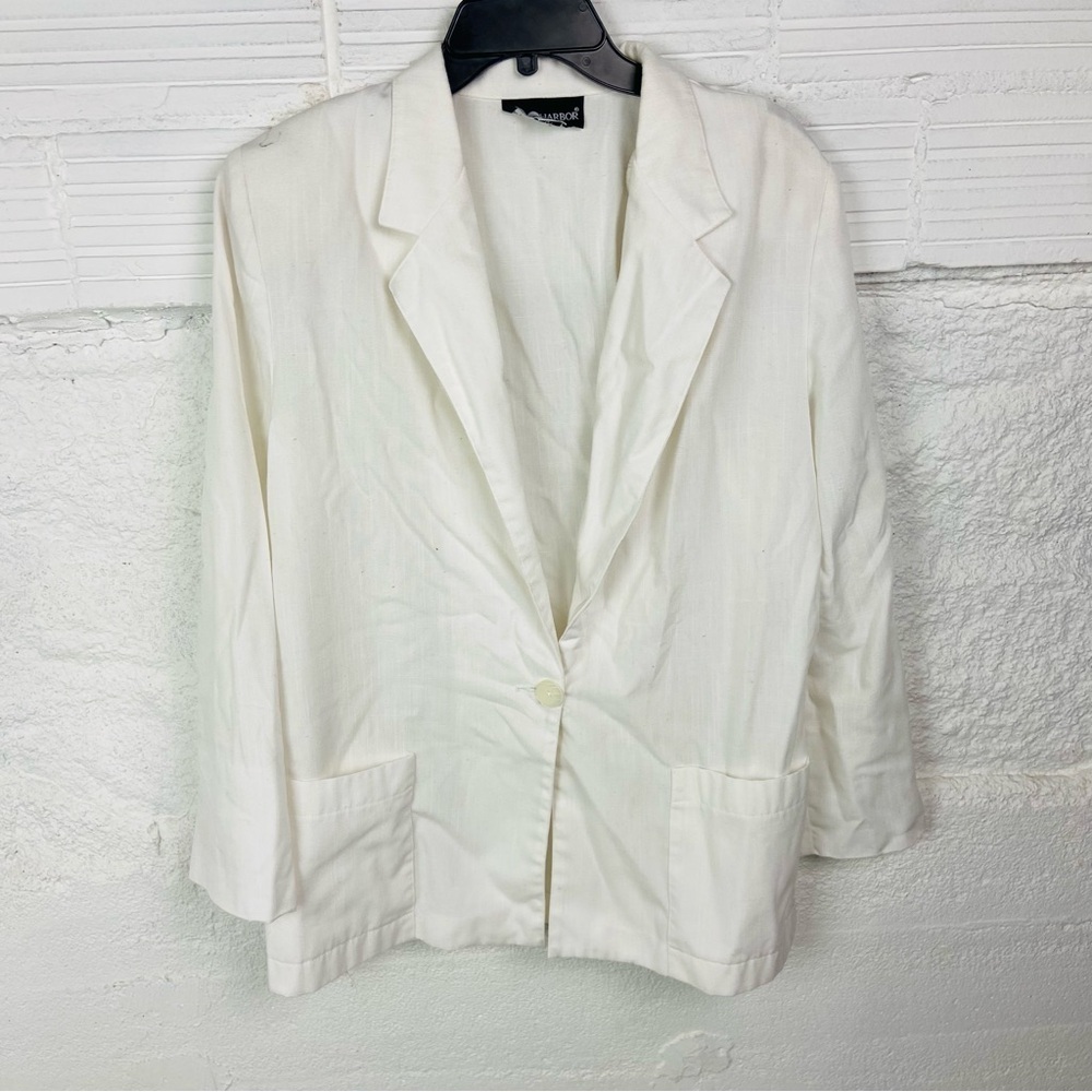 Sag Harbor Classic White lightweight Blazer size 16 - Picture 9 of 11